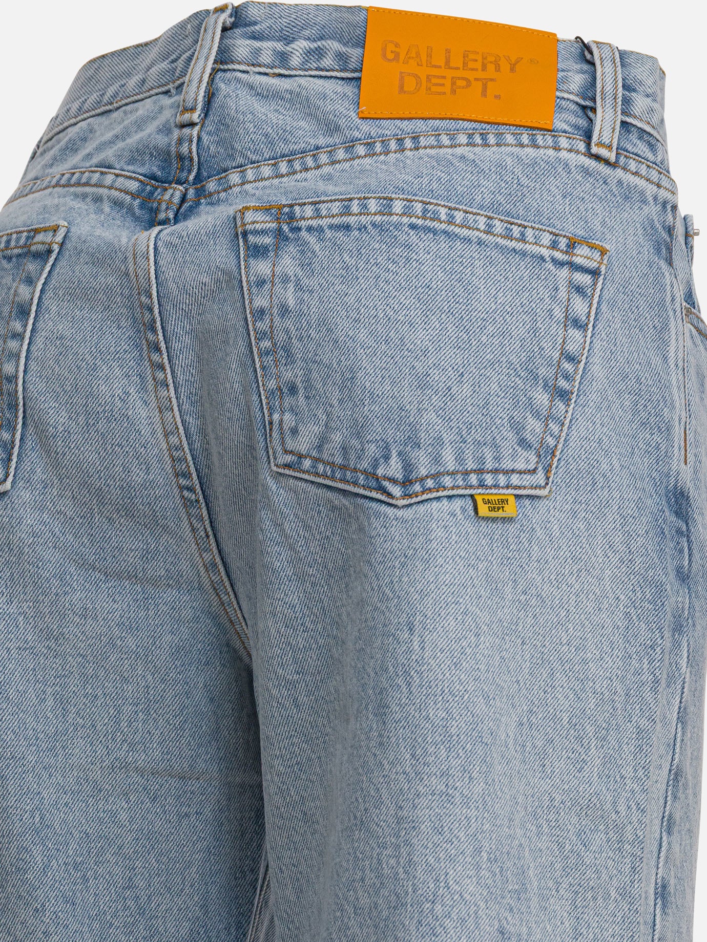 Jeans a gamba larga Solid colour  Azzurro - Gallery Dept. Uomo | PDP | VIETTI Online Store | thumbnail_4