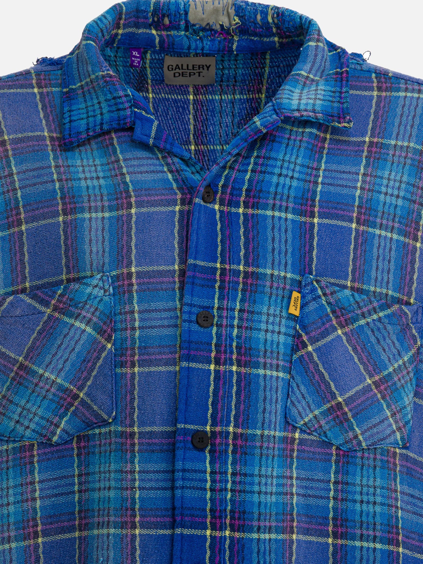 Camicie casual Check  Blu - Gallery Dept. Uomo | PDP | VIETTI Online Store | Zoom-Modal_3
