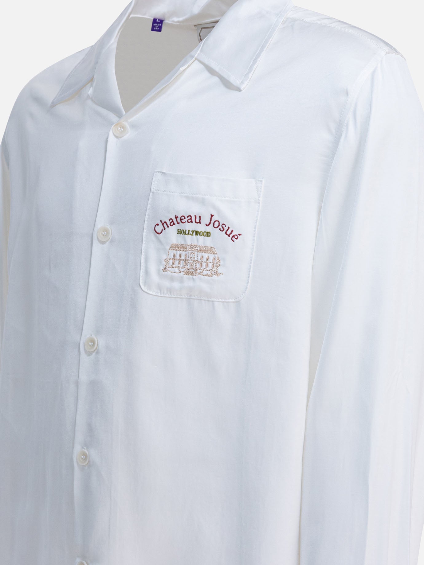Camicie casual Embroidered  Bianco - Gallery Dept. Uomo | PDP | VIETTI Online Store | Zoom-Modal_4
