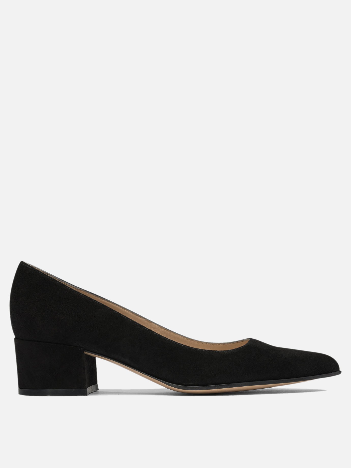 Pumps 100% suede - 100% leather  Black - Gianvito Rossi Women | PDP | VIETTI Online Store | thumbnail