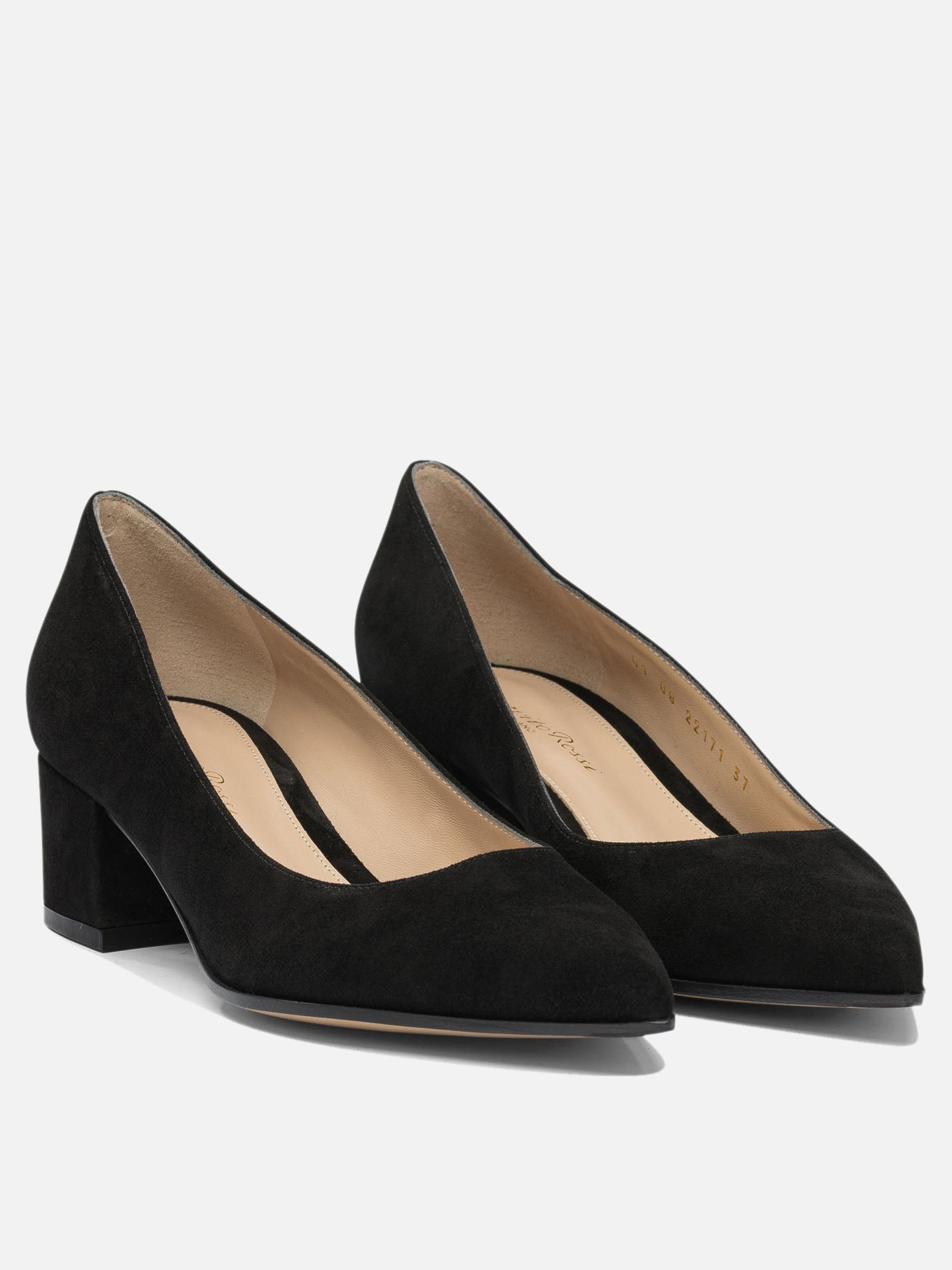 Pumps 100% suede - 100% leather  Black - Gianvito Rossi Women | PDP | VIETTI Online Store | Zoom-Modal_2
