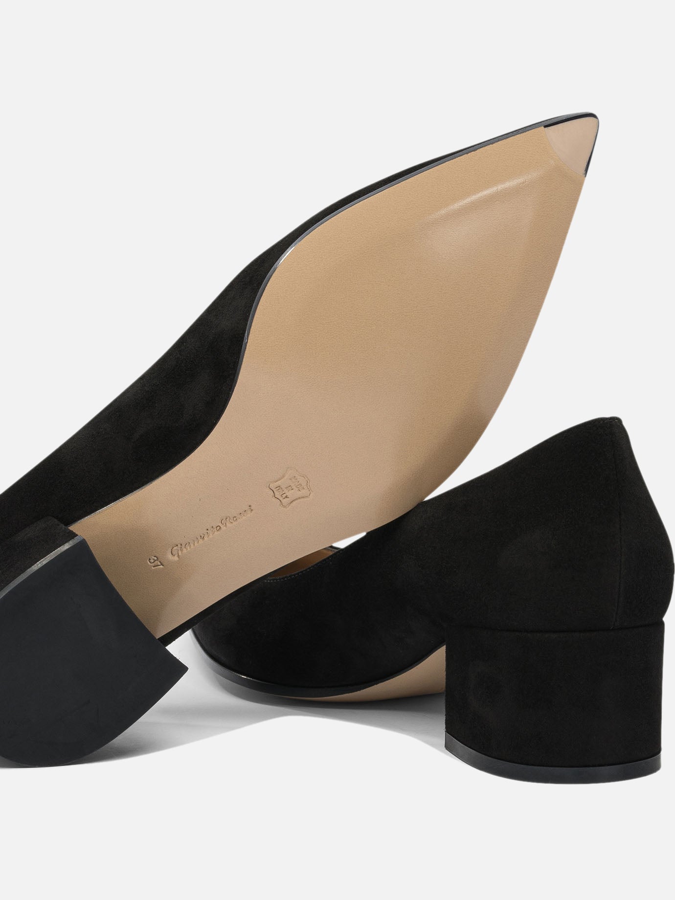 Pumps 100% suede - 100% leather  Black - Gianvito Rossi Women | PDP | VIETTI Online Store | thumbnail_5