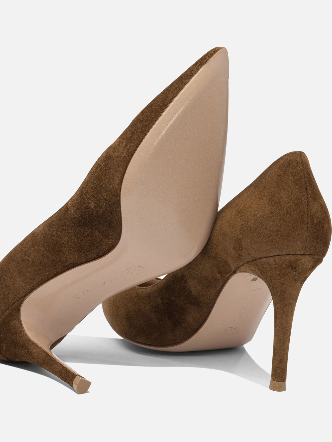 Pumps 100% patent leather - 100% leather  Brown - Gianvito Rossi Women | PDP | VIETTI Online Store | Zoom-Modal_5
