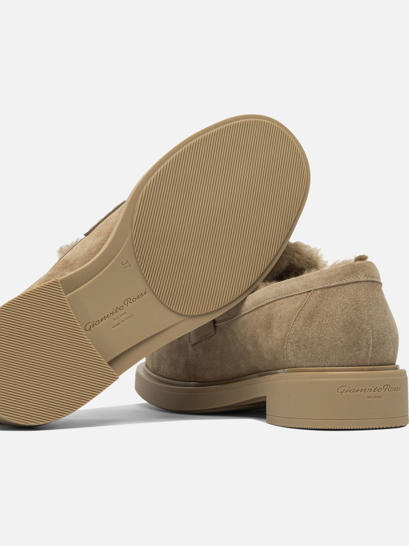 Mocassini 100% calf leather - 100% rubber  Beige - Gianvito Rossi Donna | PDP | VIETTI Online Store | thumbnail_5