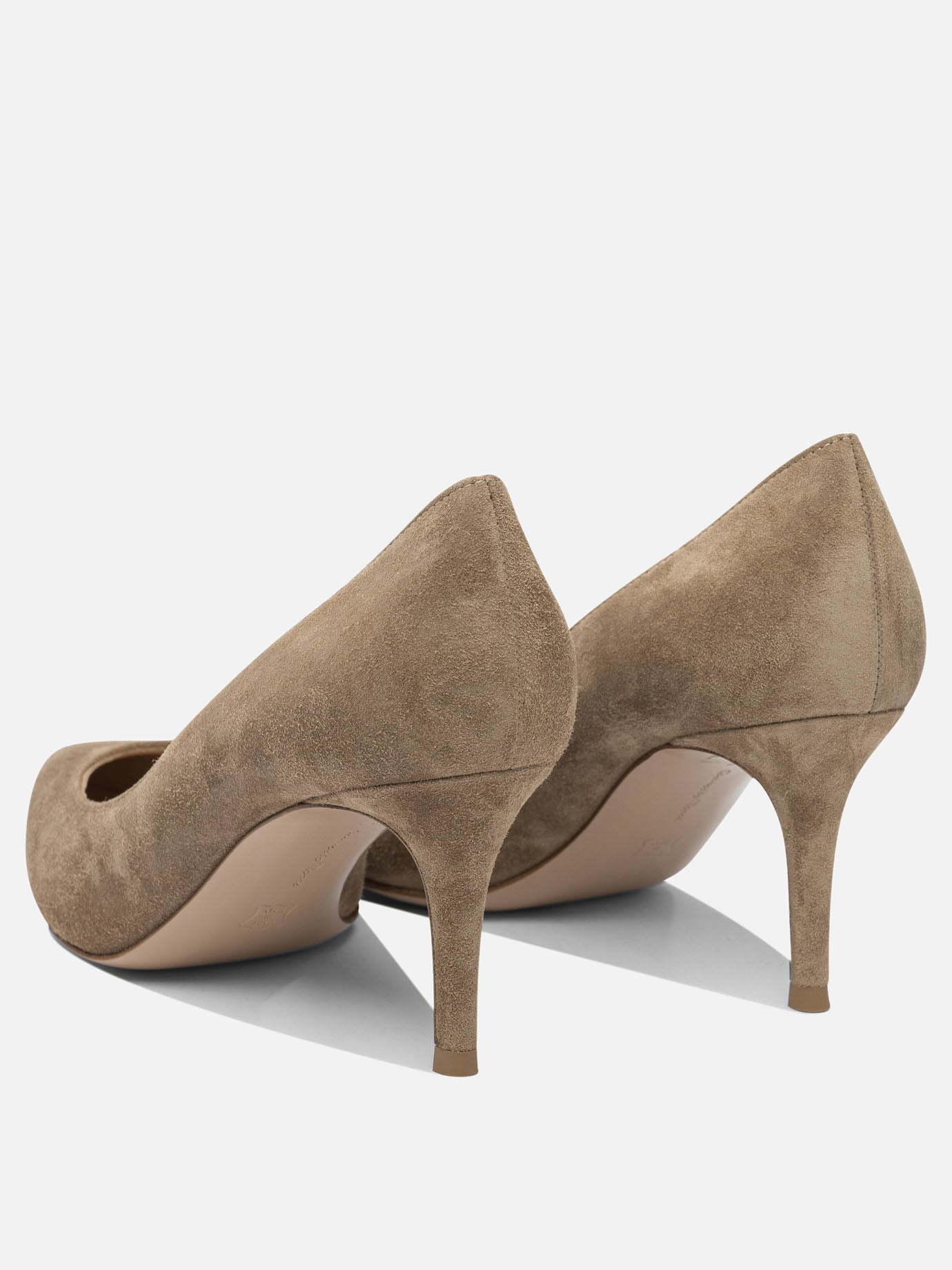Pumps 100% suede - 100% leather  Beige - Gianvito Rossi Women | PDP | VIETTI Online Store | thumbnail_4