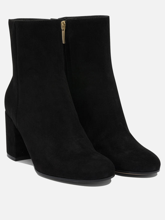 Stivaletti con zip 100% suede - 100% leather  Nero - Gianvito Rossi Donna | PLP | VIETTI Online Store | 2
