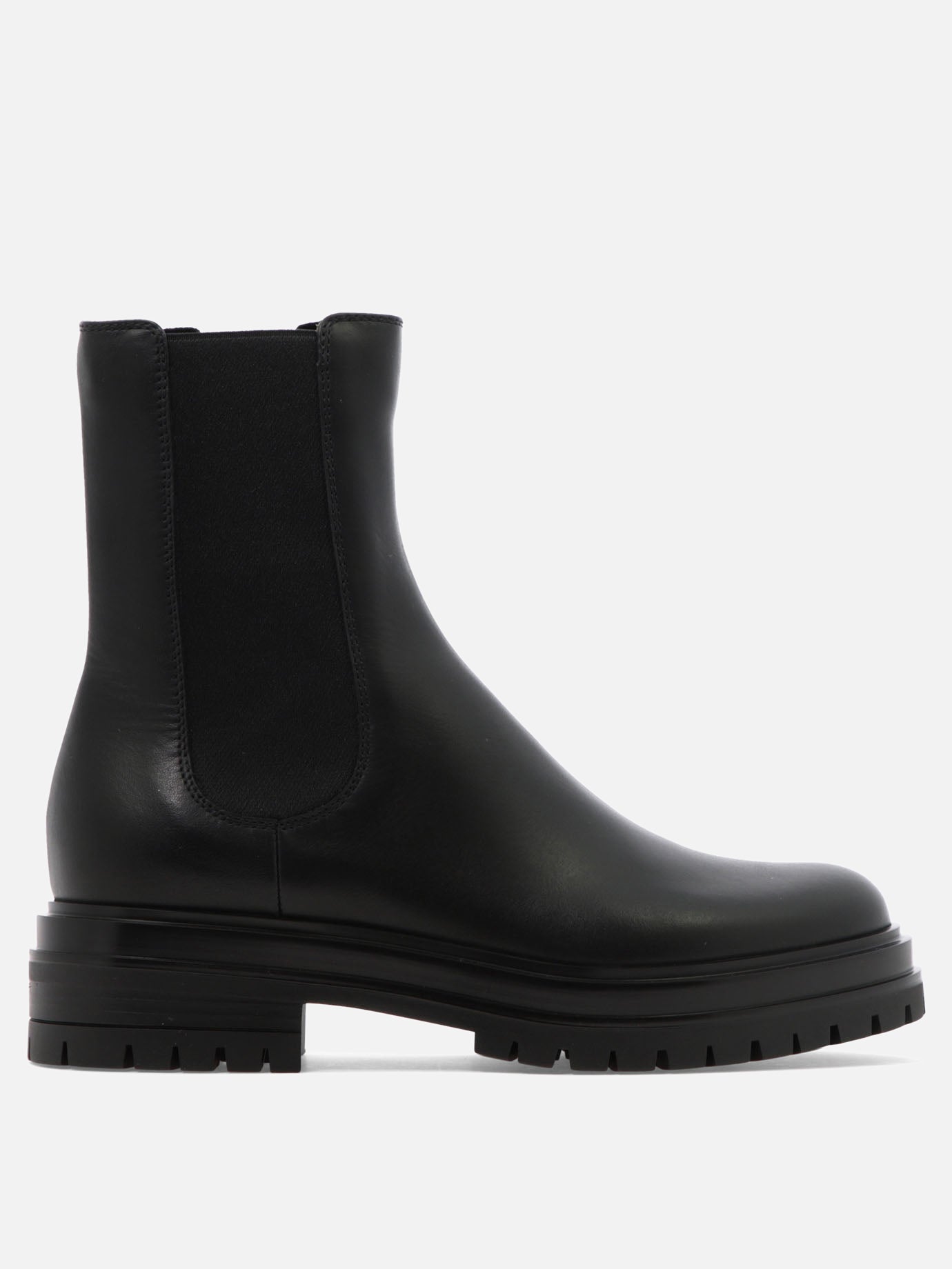 Chelsea boots 100% leather - 100% rubber  Black - Gianvito Rossi Women | PDP | VIETTI Online Store | thumbnail