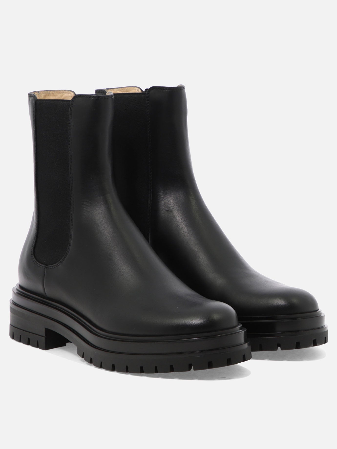 Chelsea boots 100% leather - 100% rubber  Black - Gianvito Rossi Women | PDP | VIETTI Online Store | Zoom-Modal_2
