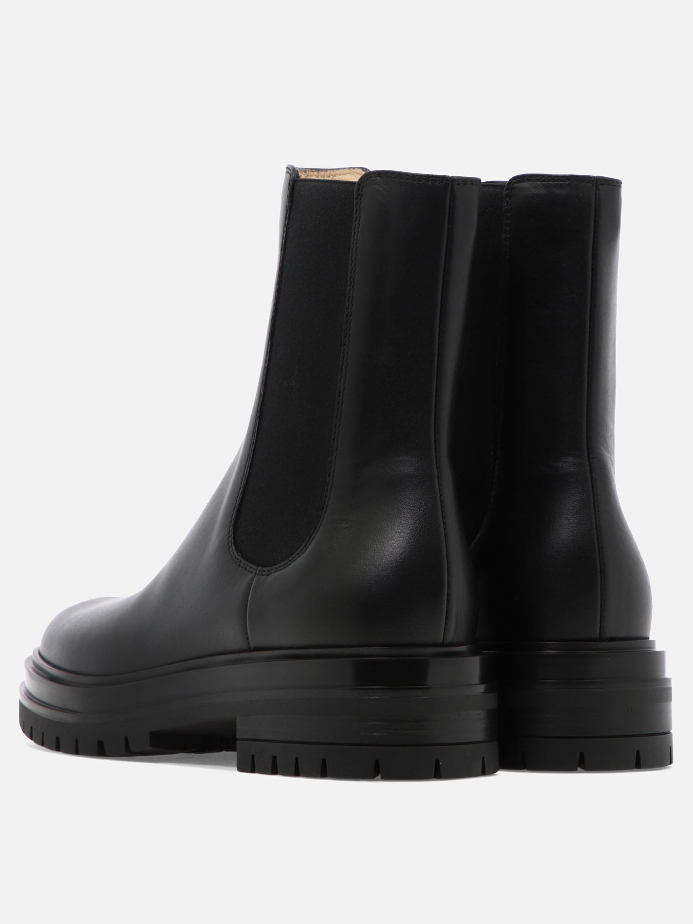 Chelsea boots 100% leather - 100% rubber  Black - Gianvito Rossi Women | PDP | VIETTI Online Store | thumbnail_4