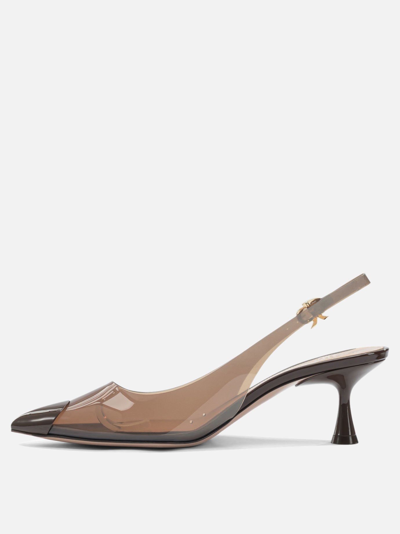 Slingbacks 100% poliurethane  Brown - Gianvito Rossi Women | PDP | VIETTI Online Store | thumbnail_3
