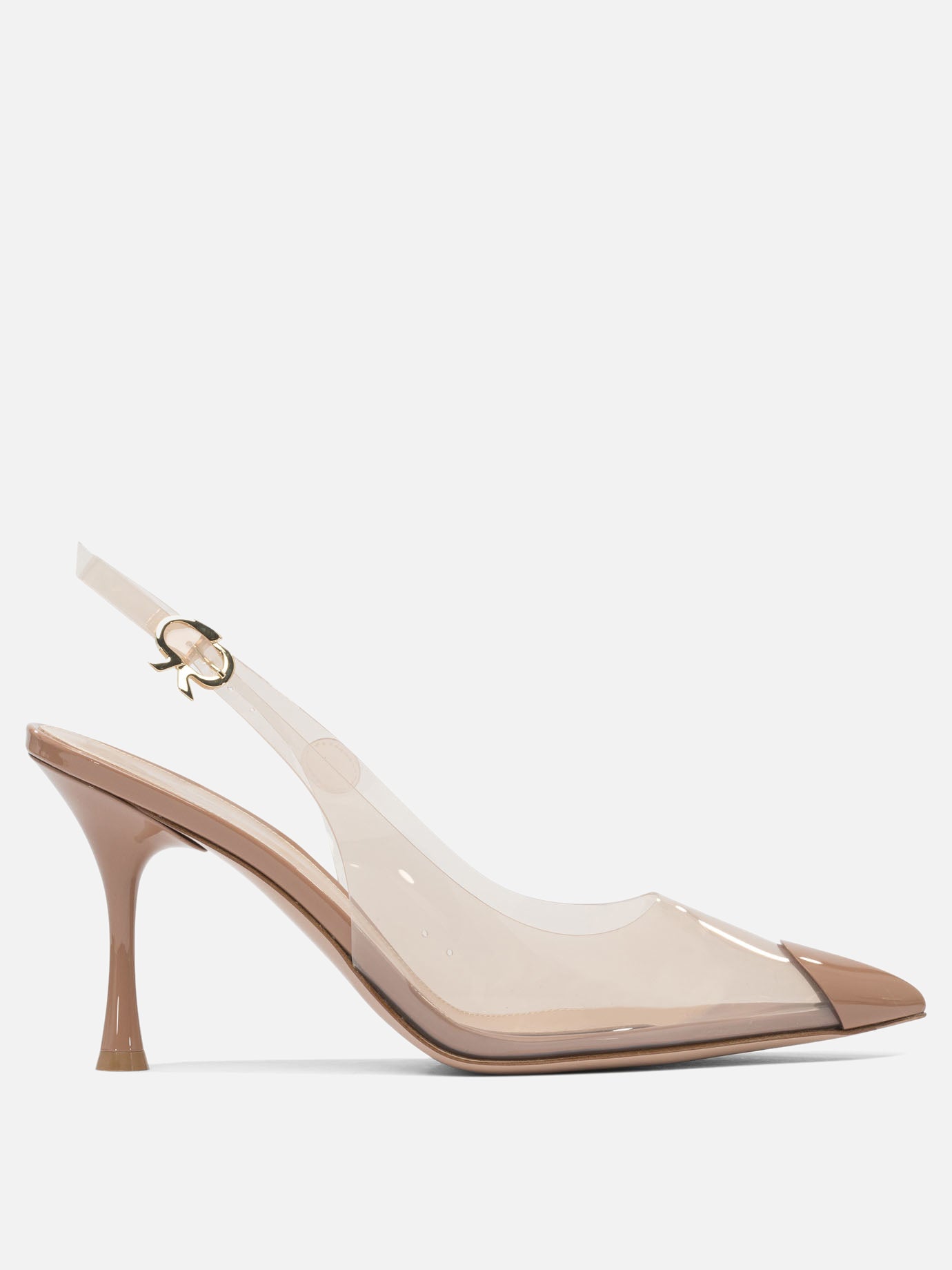 Slingbacks 100% polyurethane - 100% leather  Beige - Gianvito Rossi Women | PDP | VIETTI Online Store | thumbnail