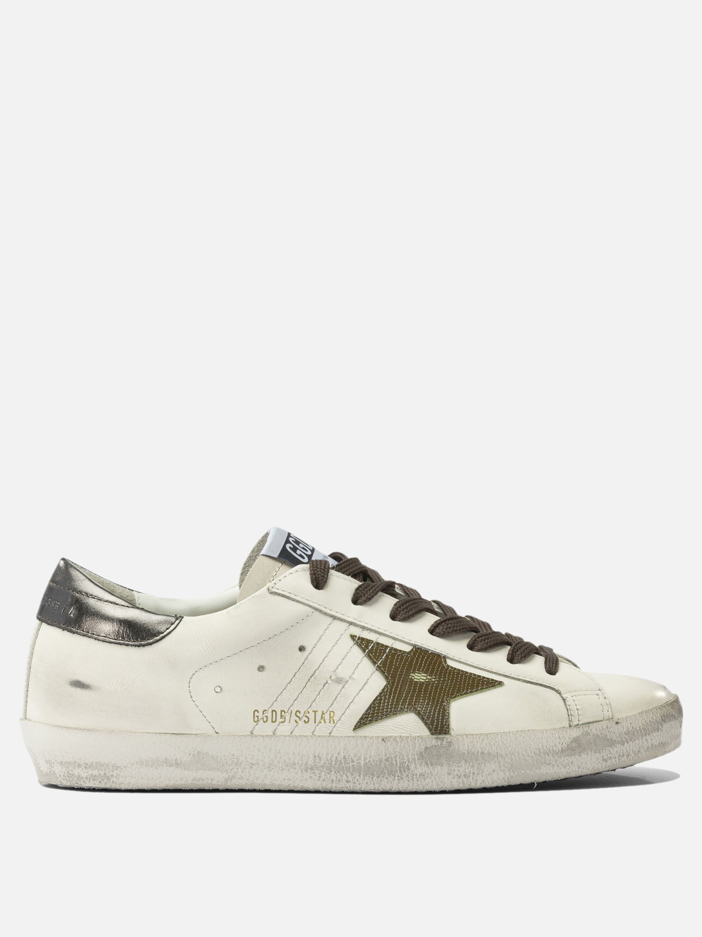 Sneaker basse 100% leather - 100% rubber  Bianco - Golden Goose Uomo | PDP | VIETTI Online Store | thumbnail