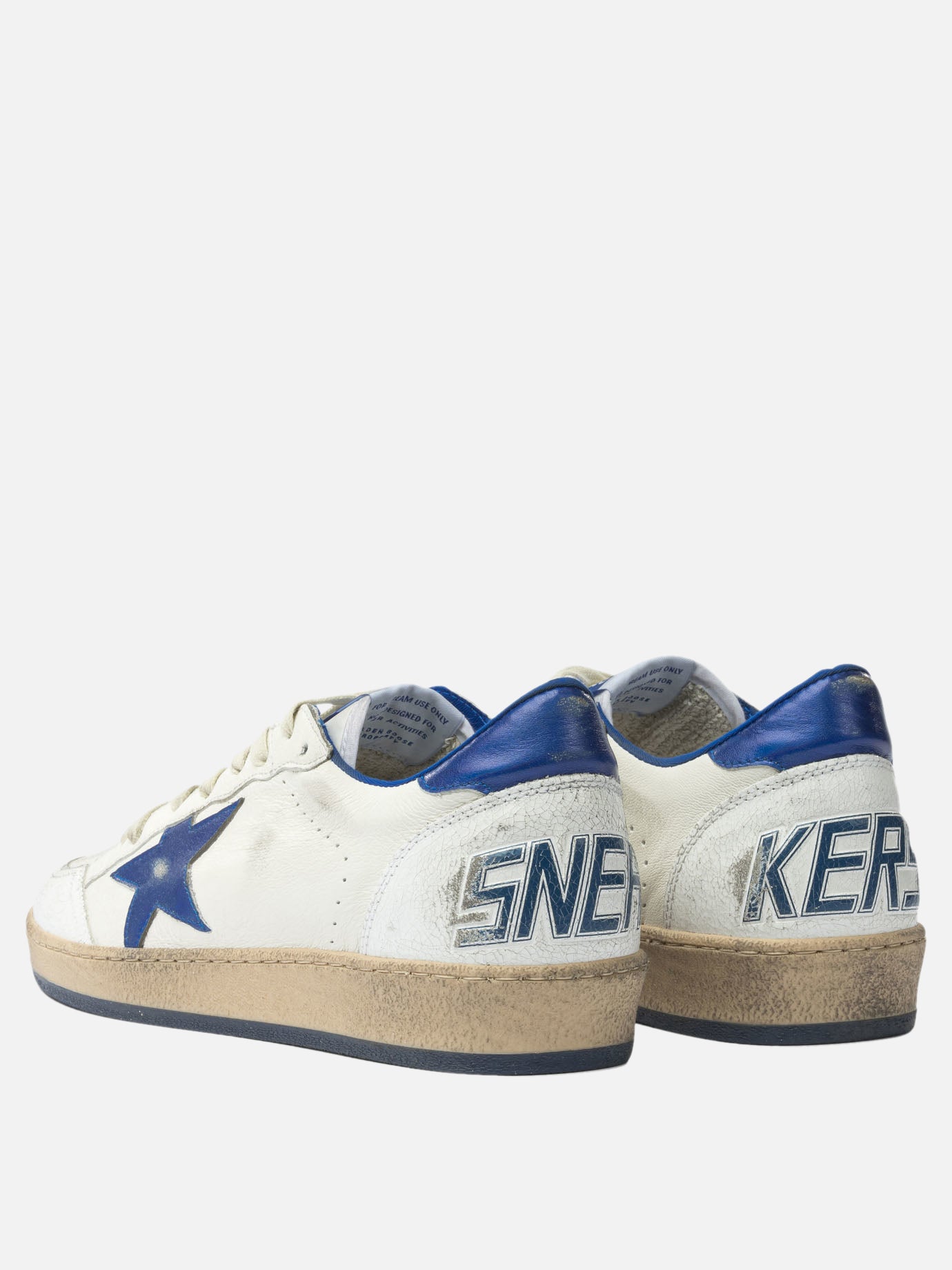 Low top sneakers 66% goat leather 19% cow leather 8% polyamide 7% ovine leather - 100% rubber  Blue - Golden Goose Men | PDP | VIETTI Online Store | thumbnail_4