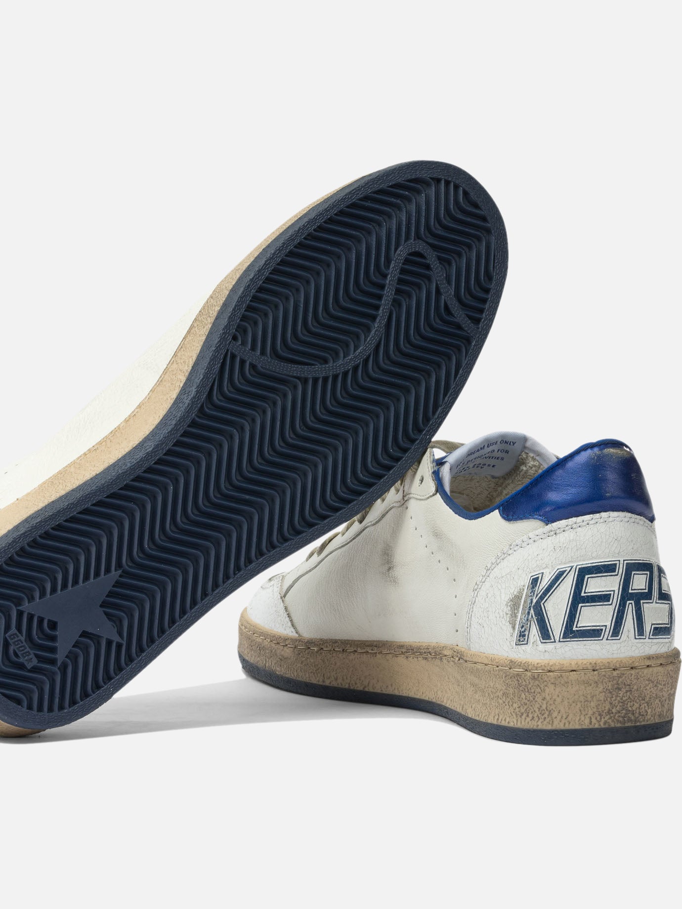 Low top sneakers 66% goat leather 19% cow leather 8% polyamide 7% ovine leather - 100% rubber  Blue - Golden Goose Men | PDP | VIETTI Online Store | Zoom-Modal_5
