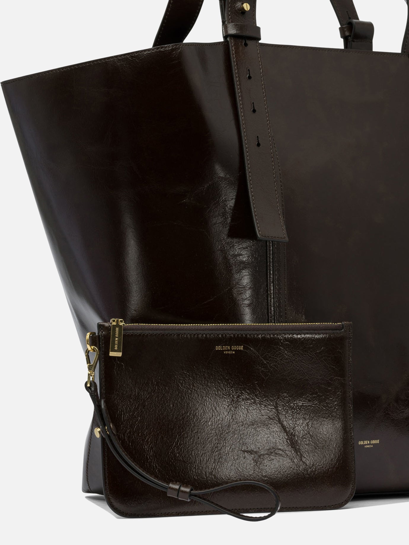 Borse medie 100% cow leather  Marrone - Golden Goose Donna | PDP | VIETTI Online Store | thumbnail_4