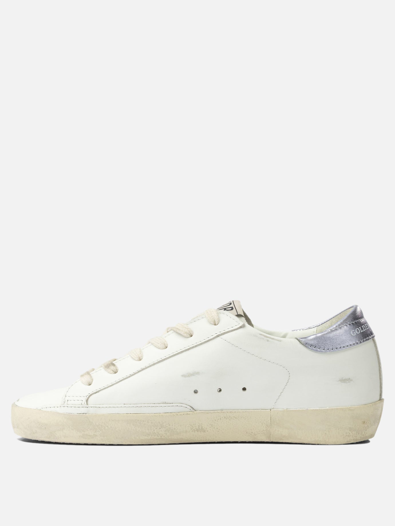 Low top sneakers 73% cow leather 22% cotton 3% ovine leather - 100% rubber  White - Golden Goose Women | PDP | VIETTI Online Store | thumbnail_3
