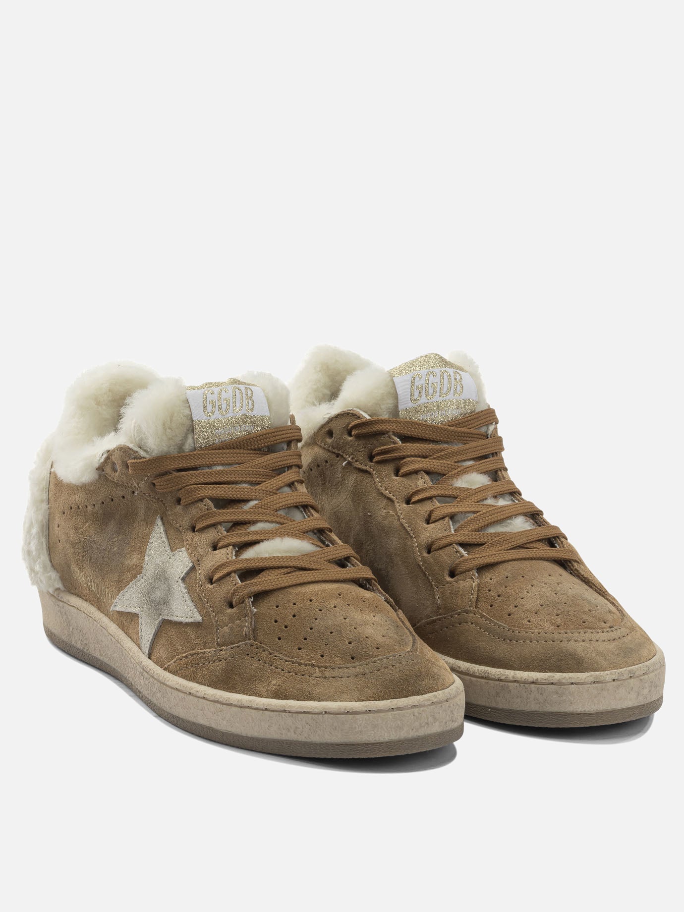 Low top sneakers 72% cow leather 24% ovine leather 3% polyethylene 1% cotton - 100% rubber  Beige - Golden Goose Women | PDP | VIETTI Online Store | thumbnail_2
