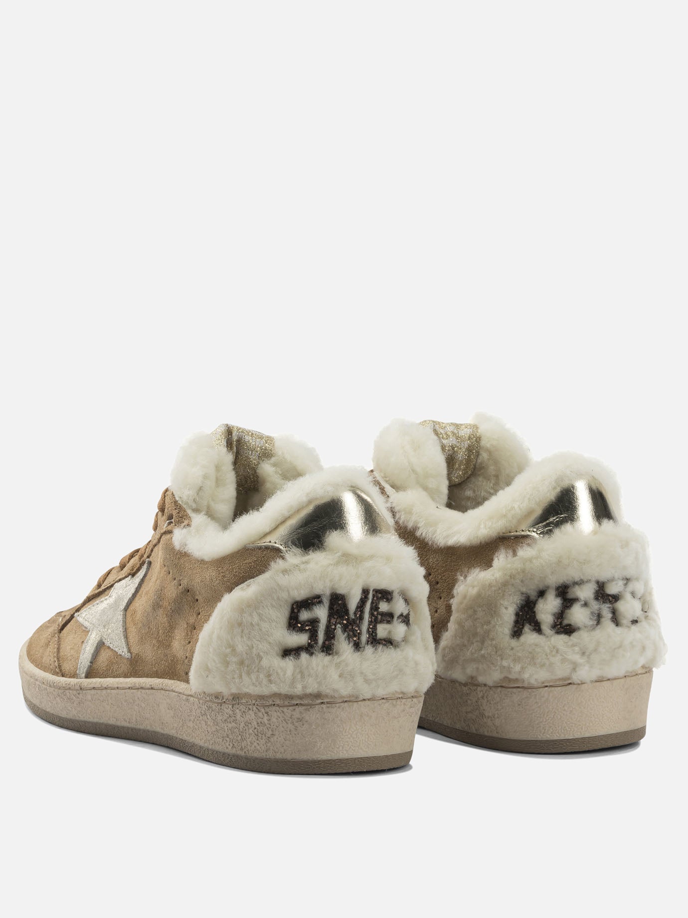 Low top sneakers 72% cow leather 24% ovine leather 3% polyethylene 1% cotton - 100% rubber  Beige - Golden Goose Women | PDP | VIETTI Online Store | thumbnail_4