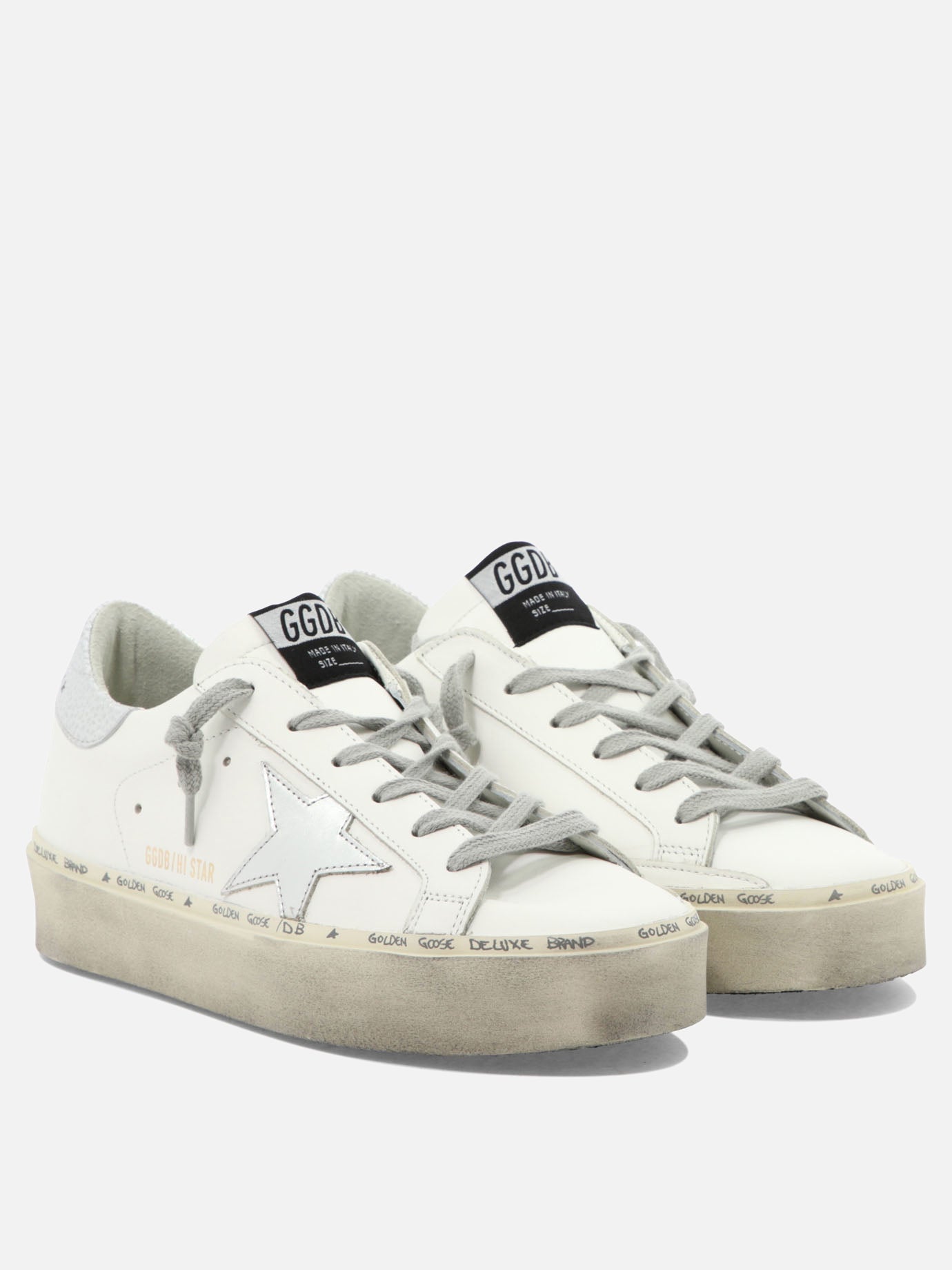 Low top sneakers 95% cow leather 5% goat leather - 100% rubber  White - Golden Goose Women | PDP | VIETTI Online Store | Zoom-Modal_2
