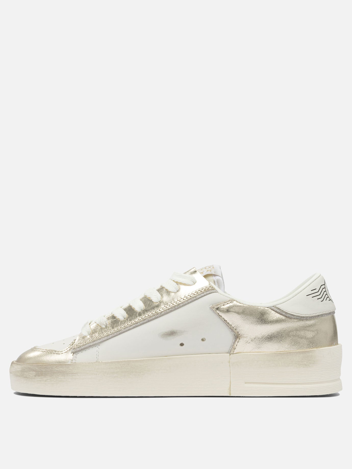 Low top sneakers 82% cow leather 10% polyamide 5% polyurethane 3% polyester - 100% rubber  Silver - Golden Goose Women | PDP | VIETTI Online Store | thumbnail_3