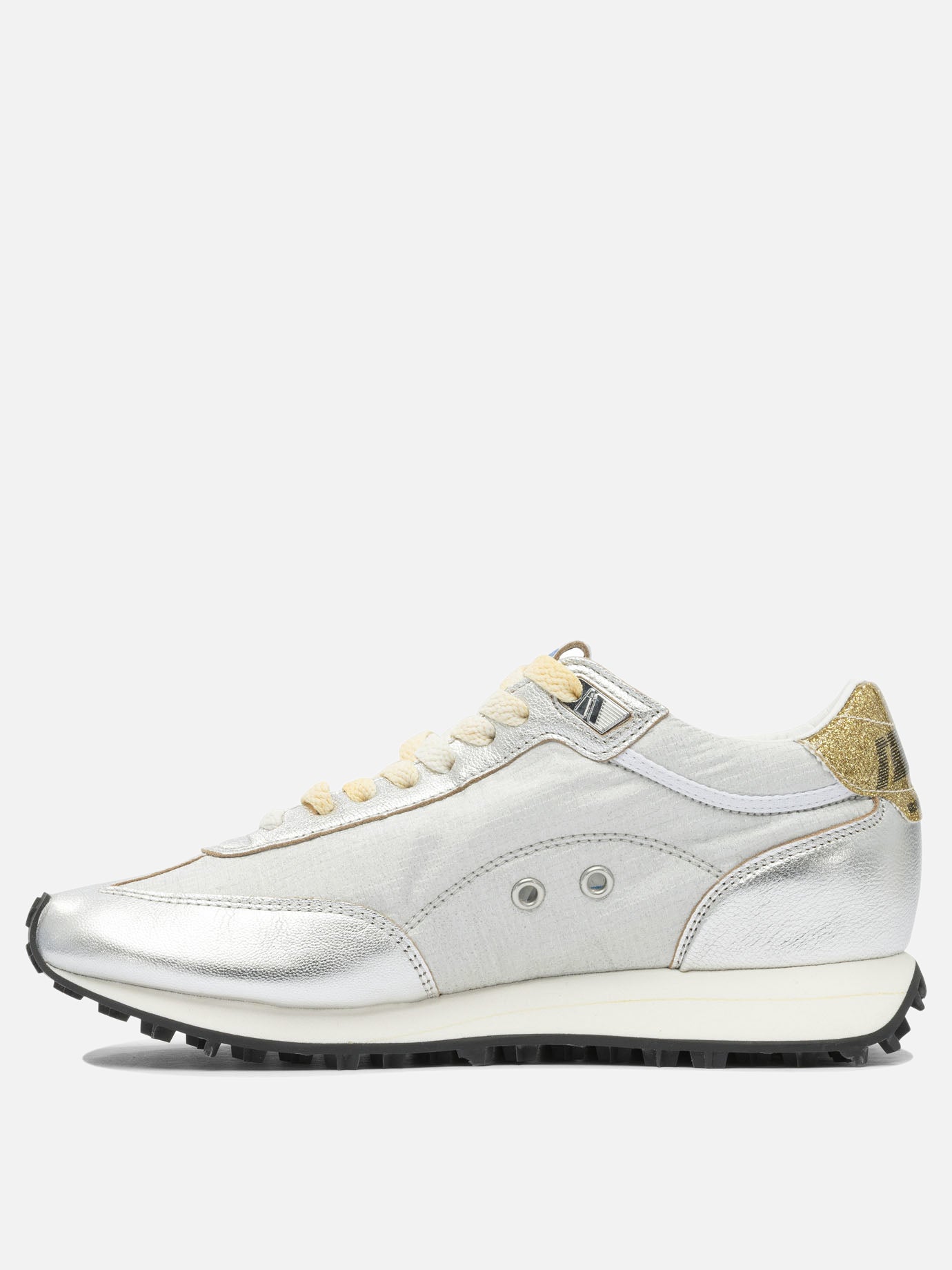 Low top sneakers 48% polyamide 39% goat leather 6% polyurethane 1% polyvinyle - 100% rubber  Silver - Golden Goose Women | PDP | VIETTI Online Store | Zoom-Modal_3
