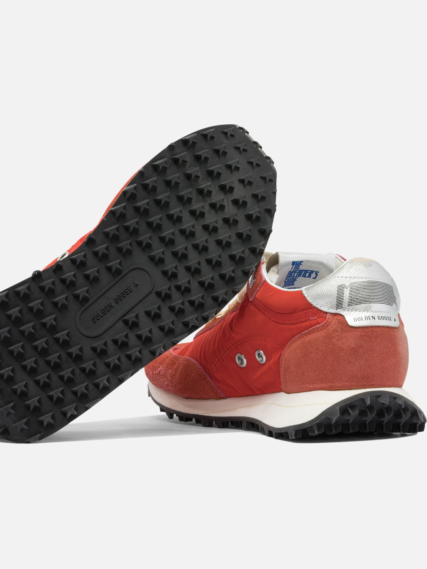 Low top sneakers 47% cow leather 38% polyamide 15% goat leather - 100% rubber  Red - Golden Goose Women | PDP | VIETTI Online Store | thumbnail_5