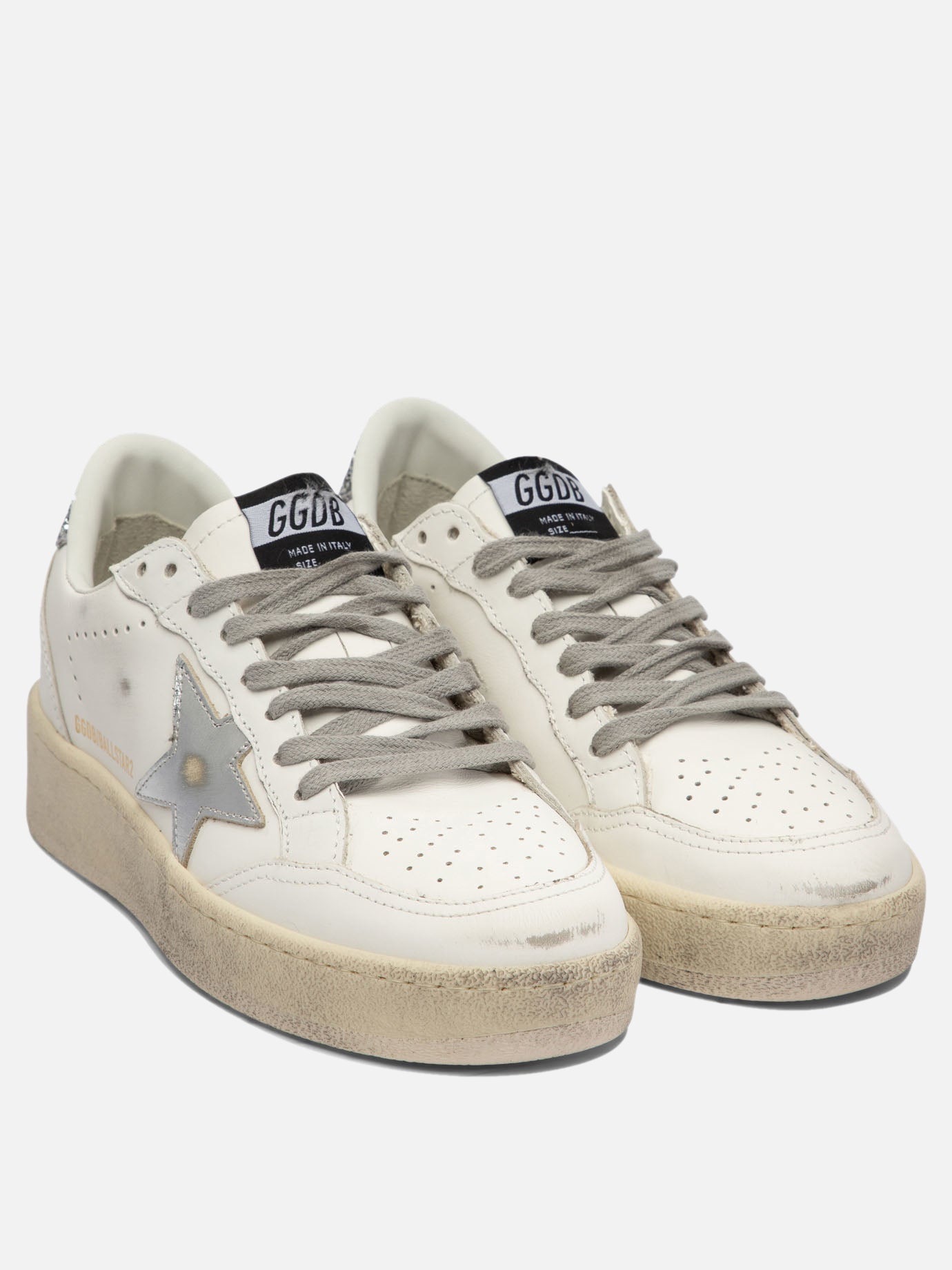 Low top sneakers 97% cow leather 2% polyethylene 1% cotton - 100% rubber  White - Golden Goose Women | PDP | VIETTI Online Store | thumbnail_2