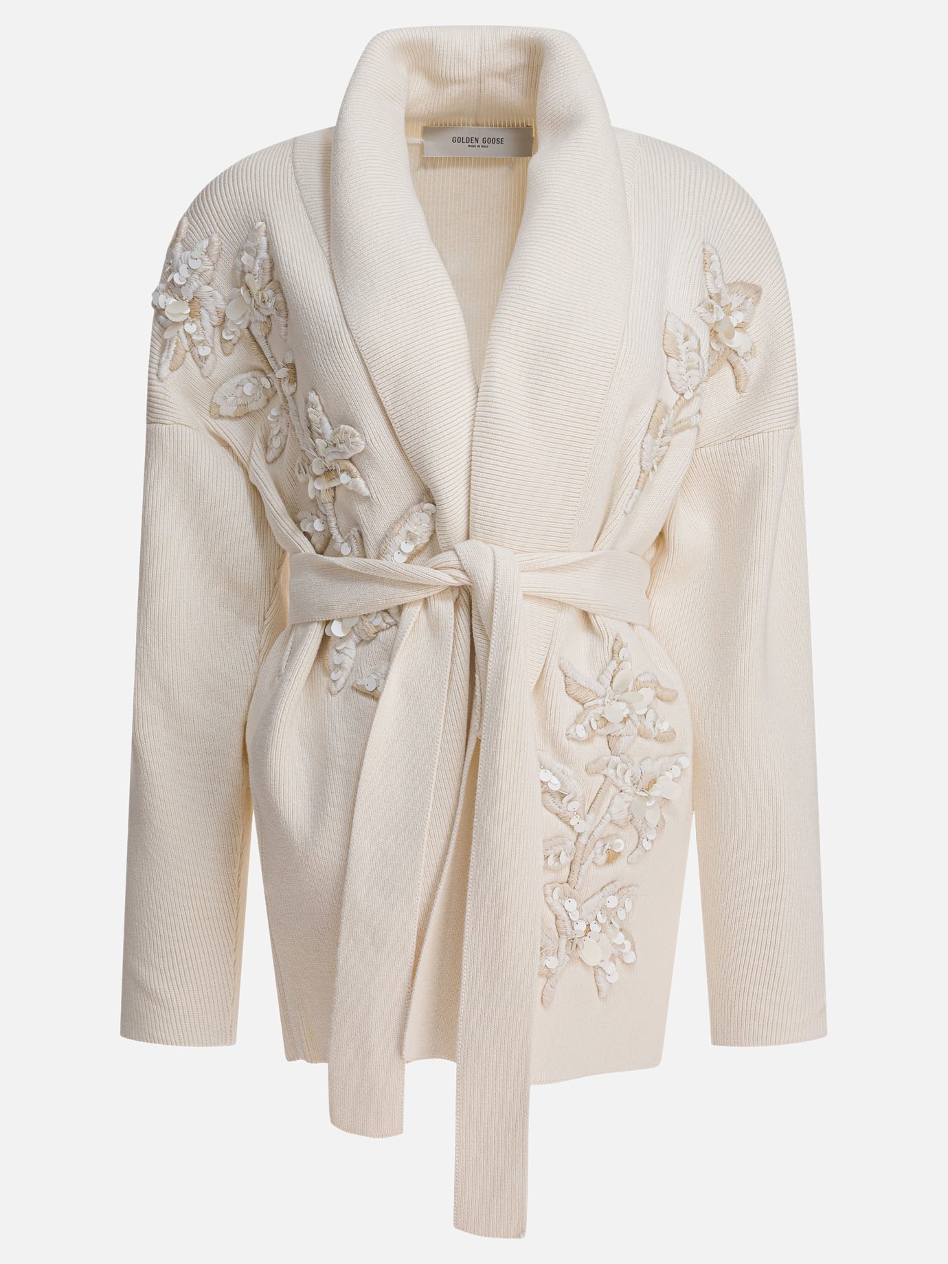 Cardigans Embroidered  White - Golden Goose Women | PDP | VIETTI Online Store | Zoom-Modal
