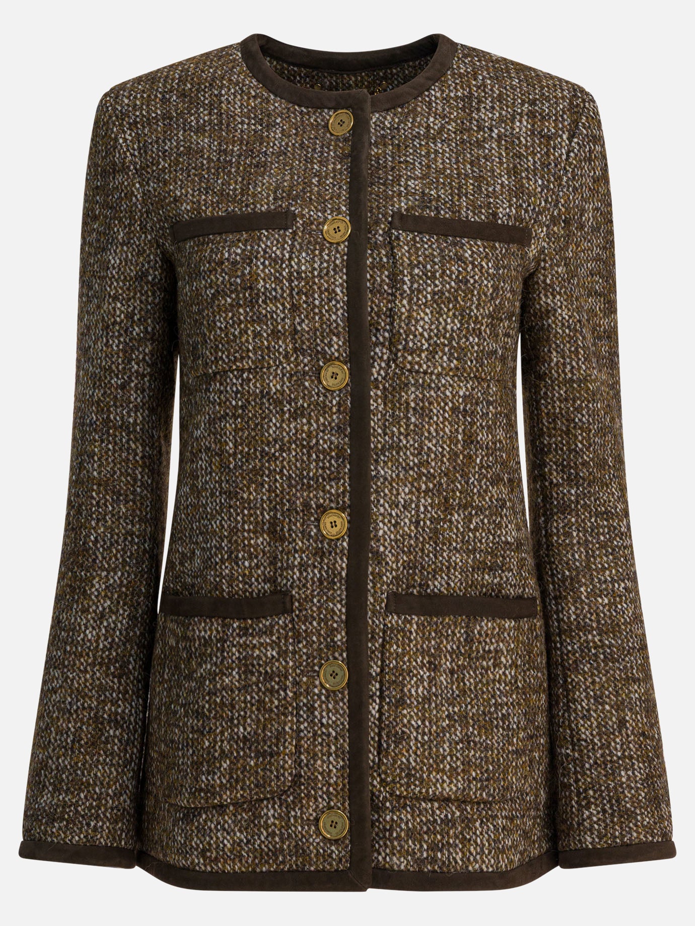 Blazer Tweed  Marrone - Golden Goose Donna | PDP | VIETTI Online Store | Zoom-Modal
