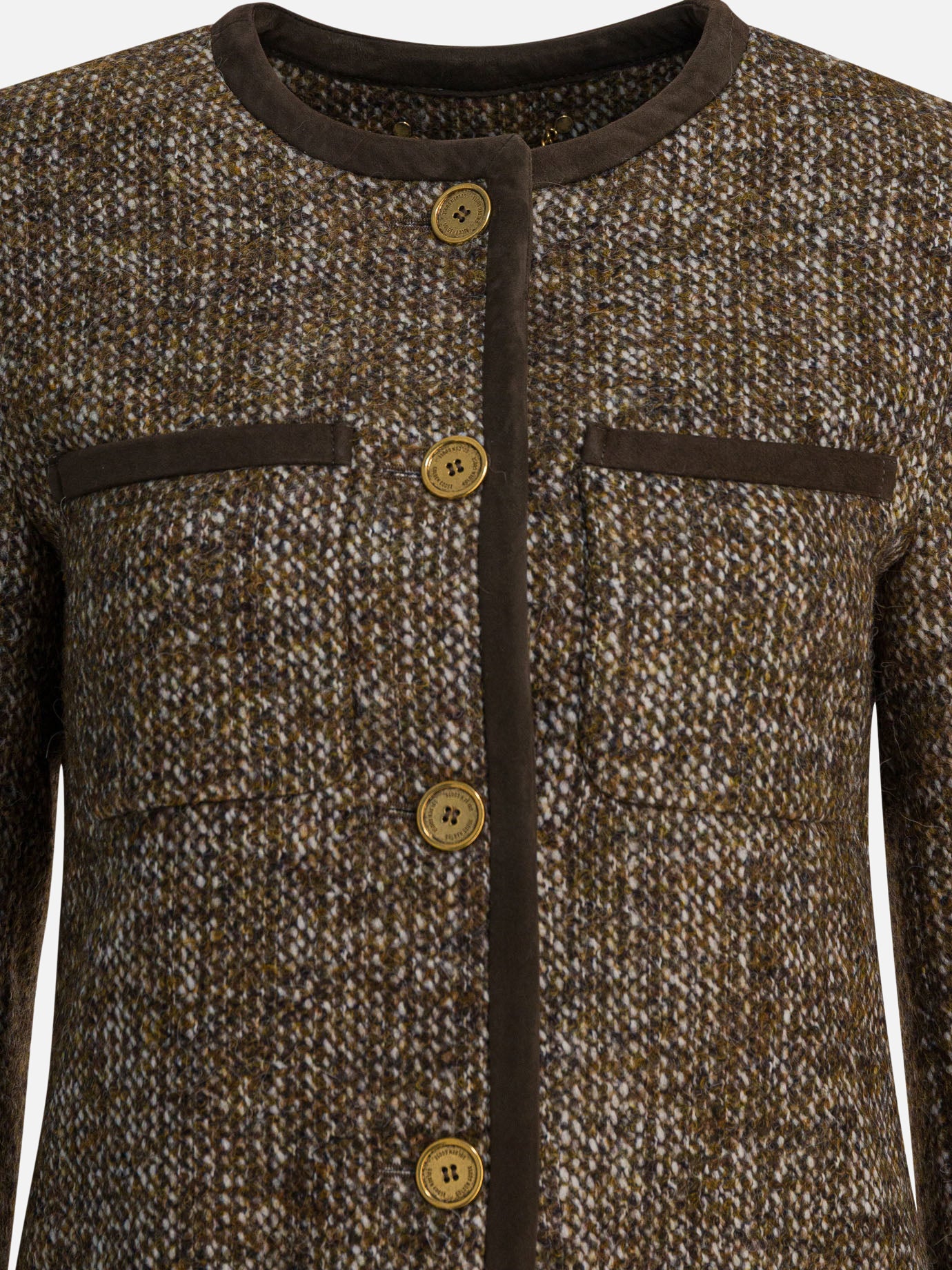 Blazer Tweed  Marrone - Golden Goose Donna | PDP | VIETTI Online Store | thumbnail_3