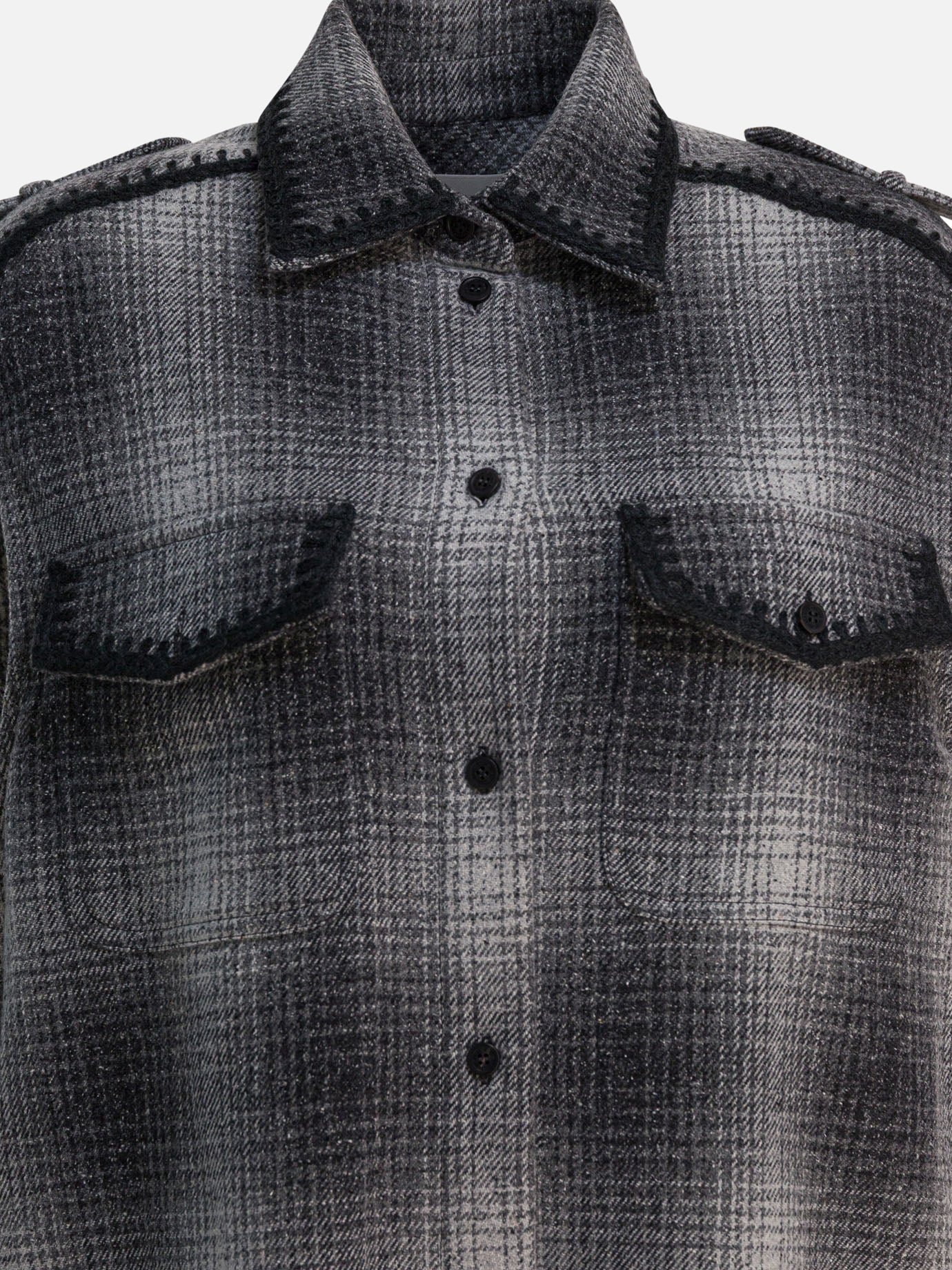 Abiti corti Check  Grigio - Golden Goose Donna | PDP | VIETTI Online Store | thumbnail_3