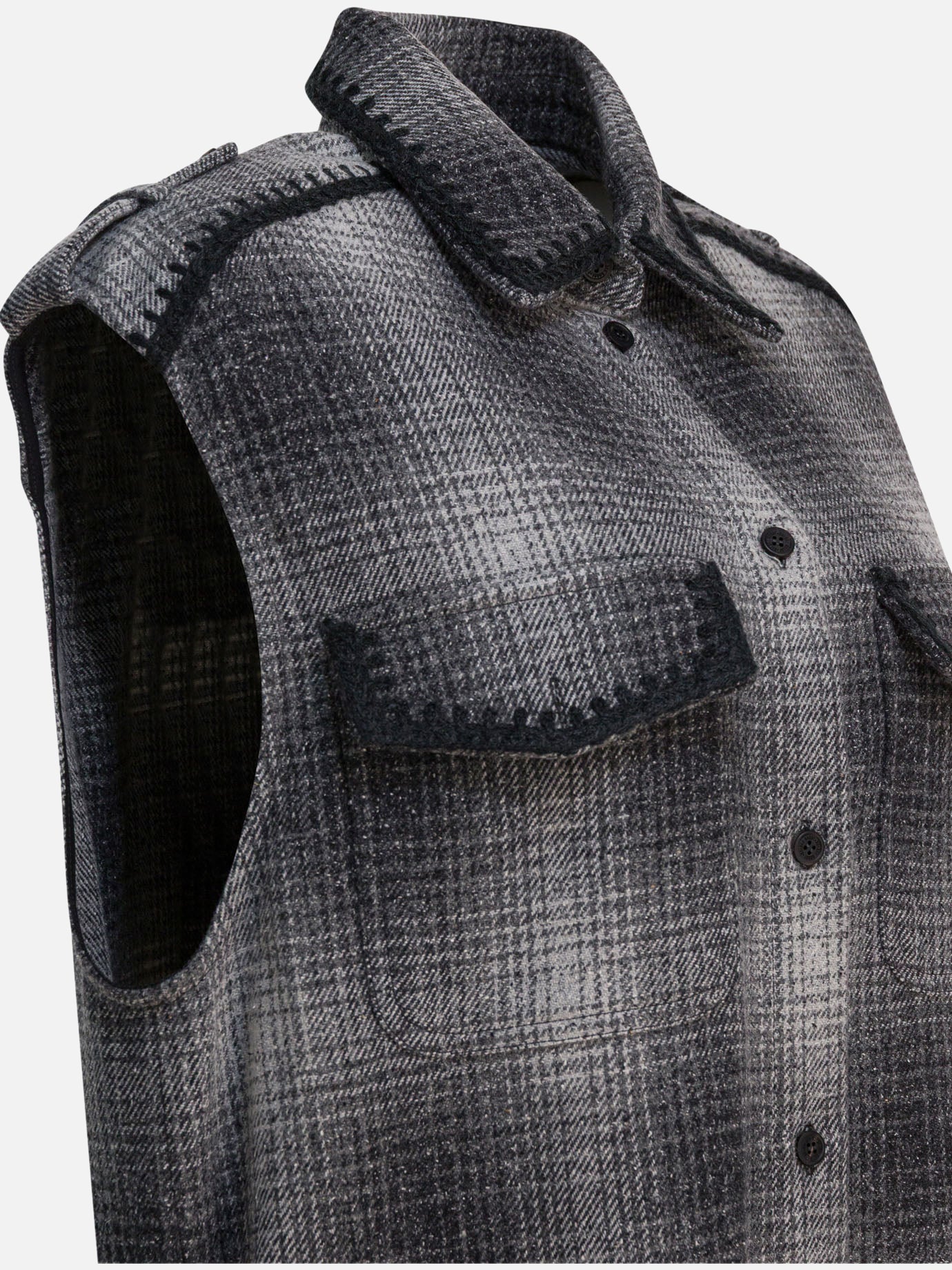 Abiti corti Check  Grigio - Golden Goose Donna | PDP | VIETTI Online Store | Zoom-Modal_4
