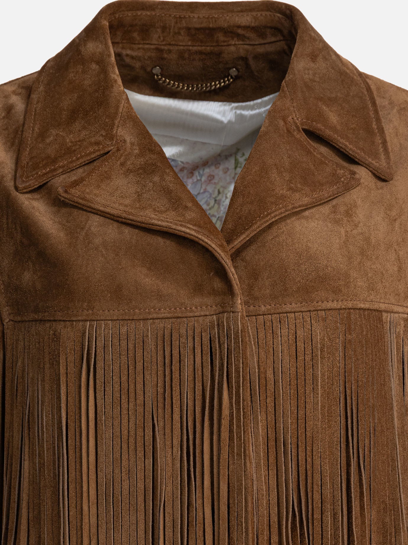 Leather jackets Solid colour  Brown - Golden Goose Women | PDP | VIETTI Online Store | thumbnail_3