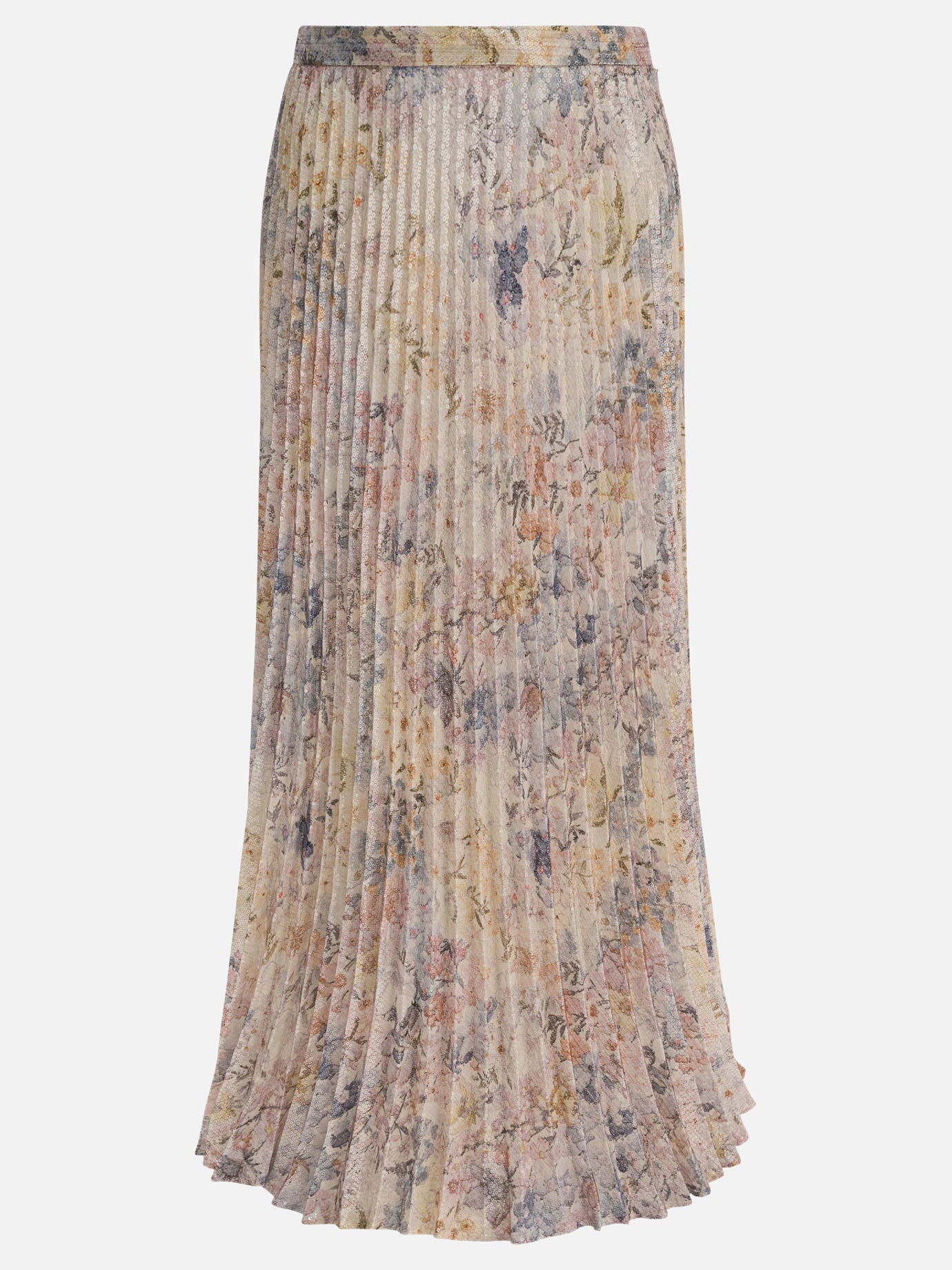Long skirts Floral  Beige - Golden Goose Women | PDP | VIETTI Online Store | thumbnail