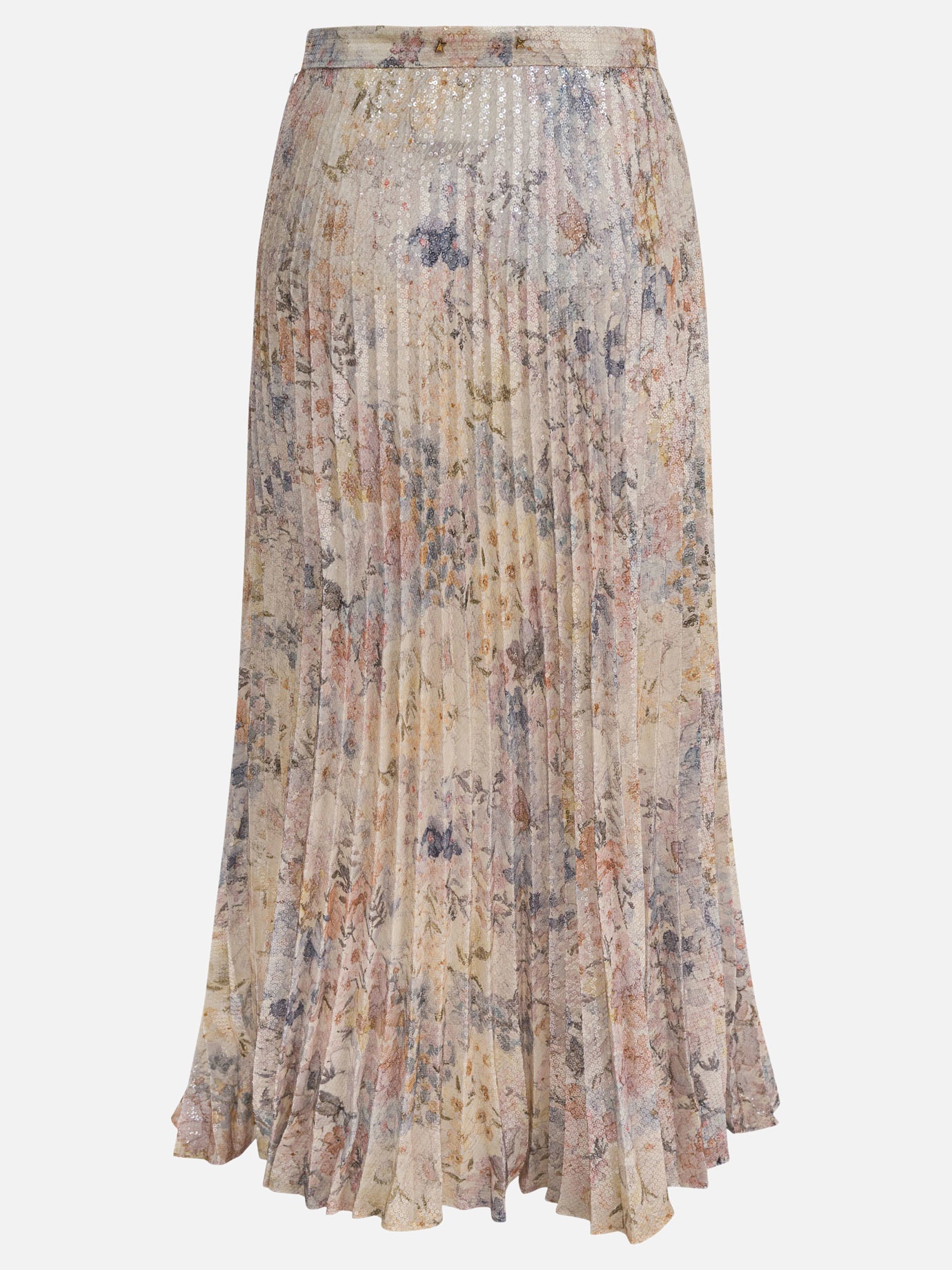 Long skirts Floral  Beige - Golden Goose Women | PDP | VIETTI Online Store | Zoom-Modal_2
