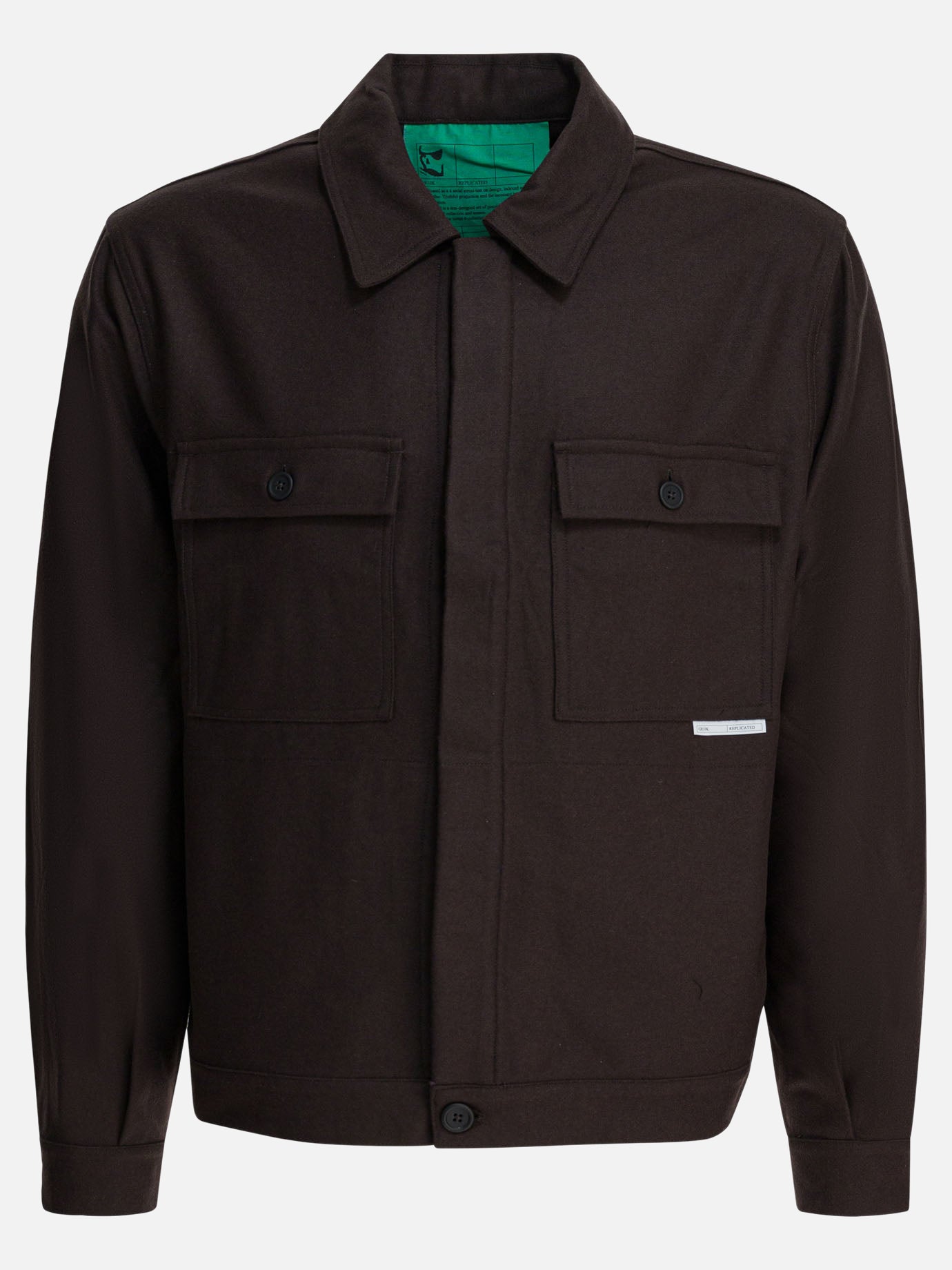 Overshirt jackets Solid colour  Brown - Gr10K Men | PDP | VIETTI Online Store | thumbnail