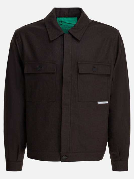 Giacche overshirt Solid colour  Marrone - Gr10K Uomo | PLP | VIETTI Online Store 

