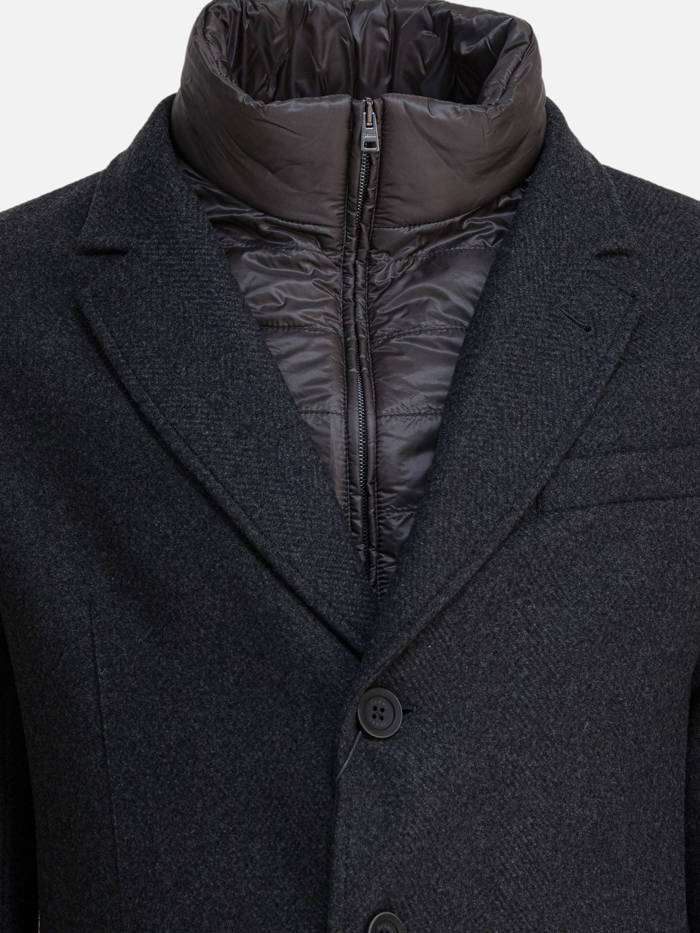 Long coats Herringbone  Grey - Herno Men | PDP | VIETTI Online Store | thumbnail_3