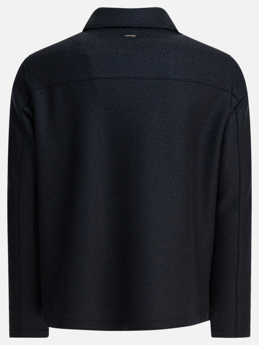 Overshirt jackets Solid colour  Blue - Herno Men | PLP | VIETTI Online Store | 2
