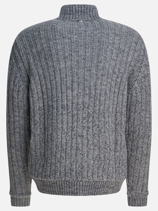 Cardigan Textured knit  Grigio - Herno Uomo | PLP | VIETTI Online Store | 2
