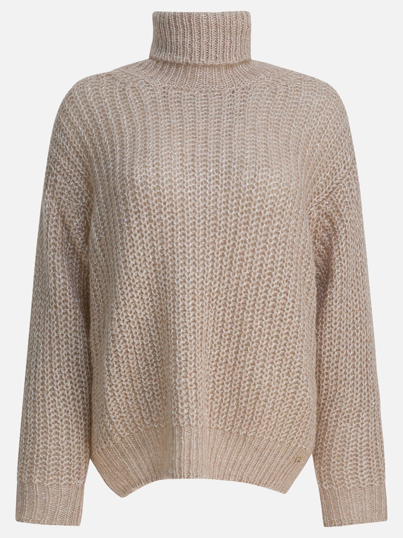 Turtleneck sweaters Mélange  Beige - Herno Women | PDP | VIETTI Online Store | thumbnail
