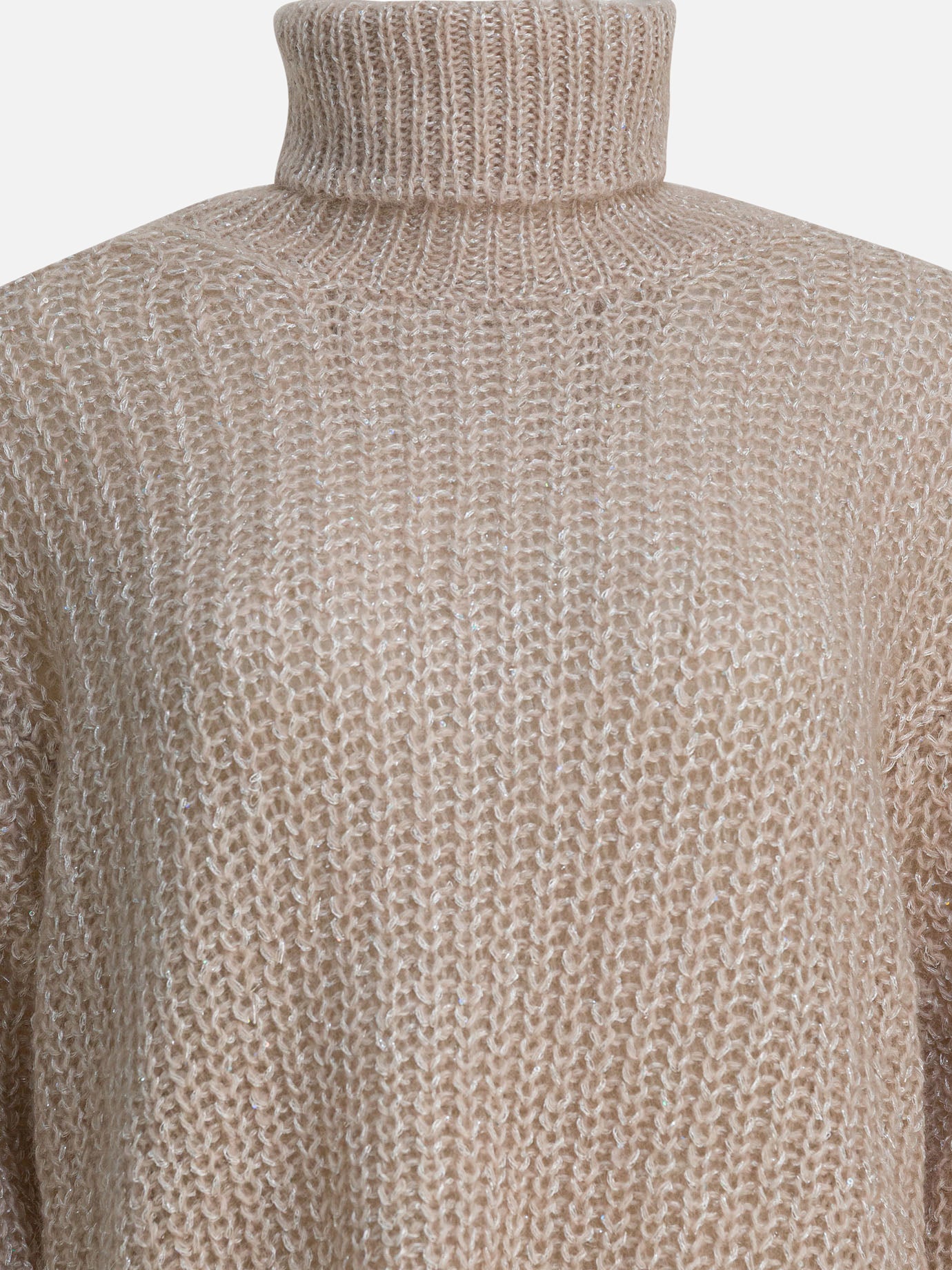 Turtleneck sweaters Mélange  Beige - Herno Women | PDP | VIETTI Online Store | thumbnail_3