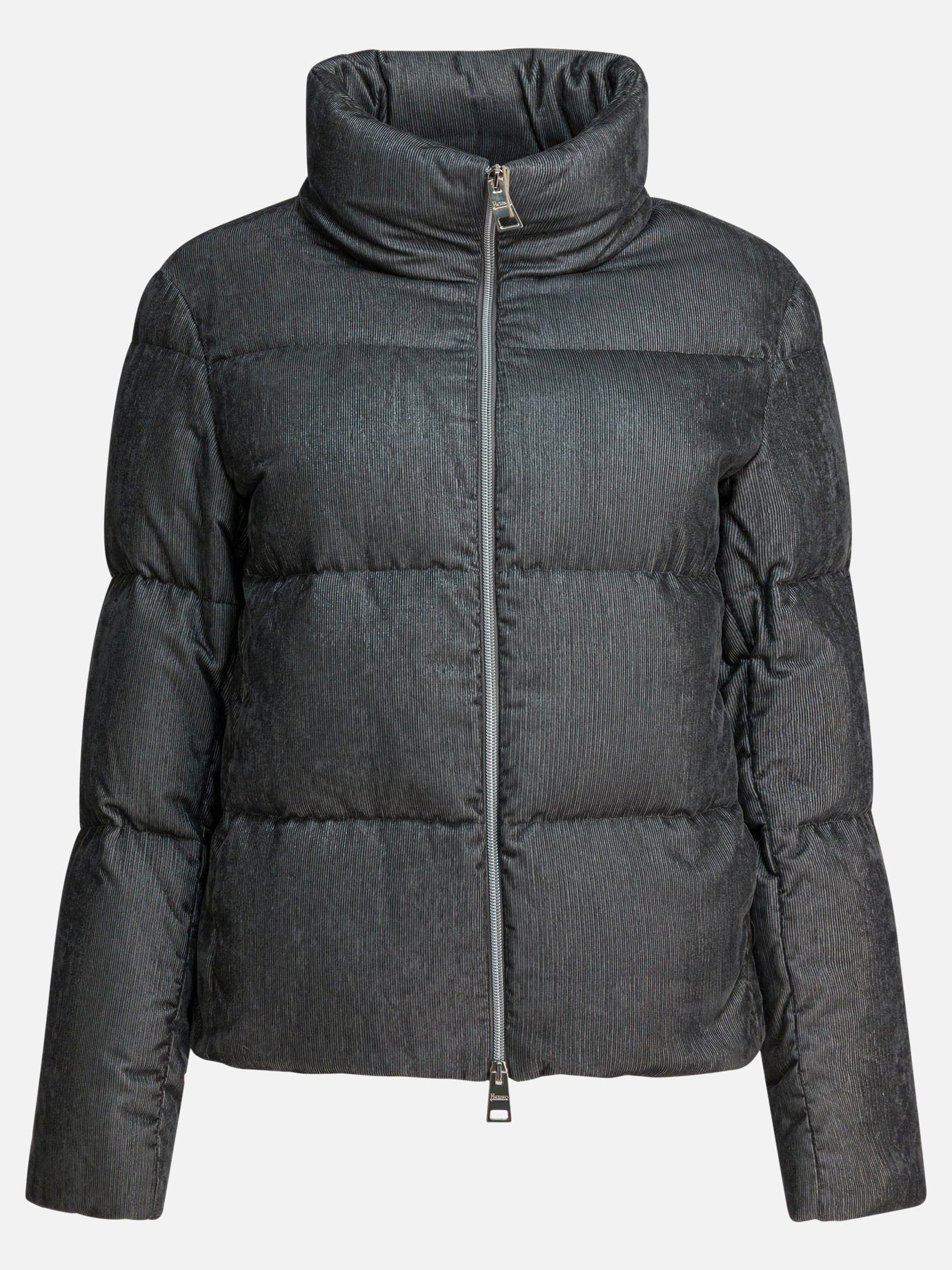 Piumini corti Solid colour  Grigio - Herno Donna | PDP | VIETTI Online Store | Zoom-Modal
