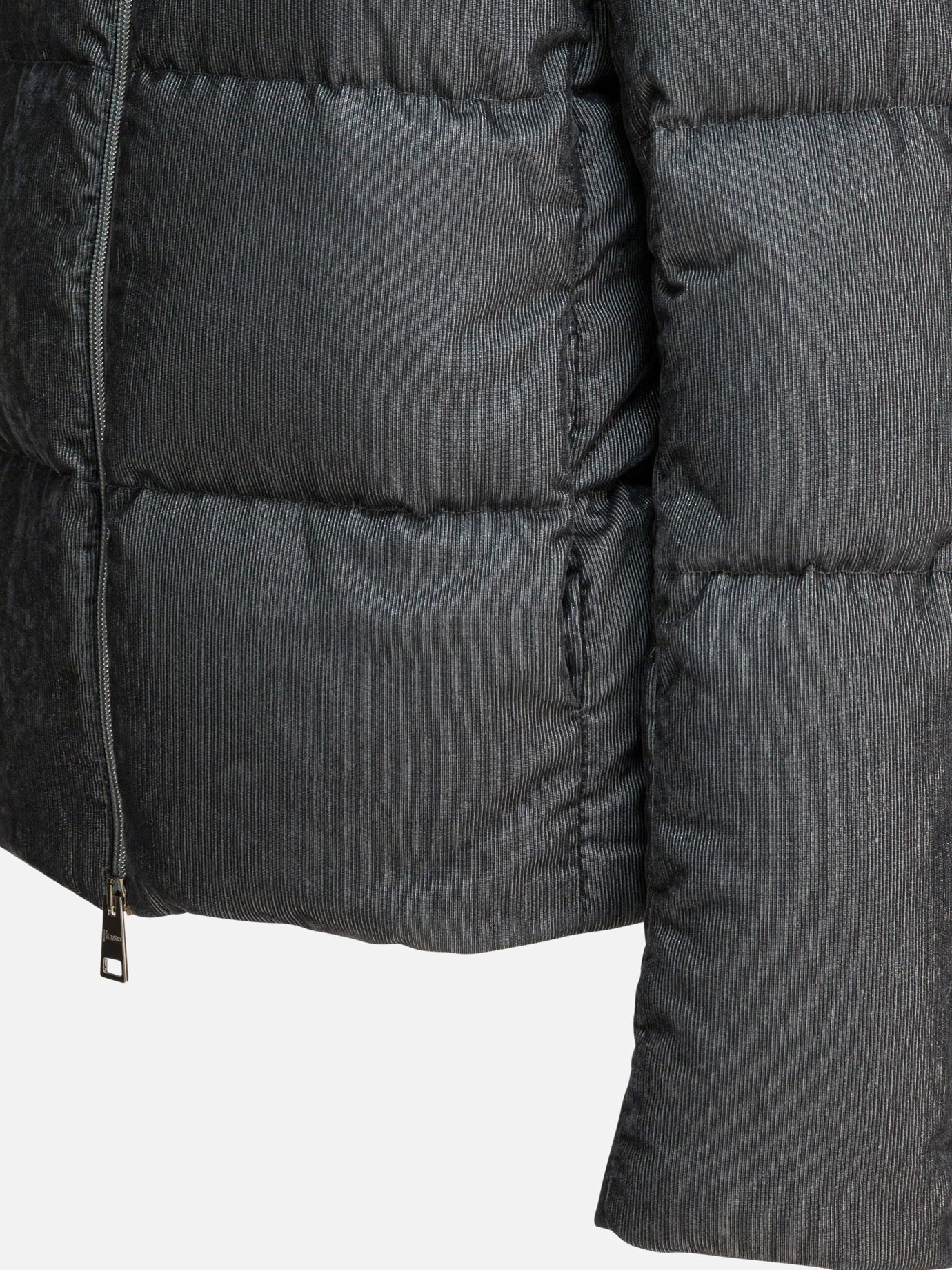 Piumini corti Solid colour  Grigio - Herno Donna | PDP | VIETTI Online Store | thumbnail_4