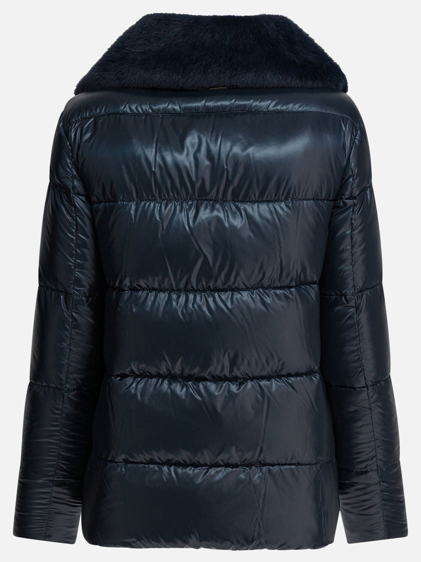 Piumini corti Solid colour  Blu - Herno Donna | PDP | VIETTI Online Store | Zoom-Modal_2
