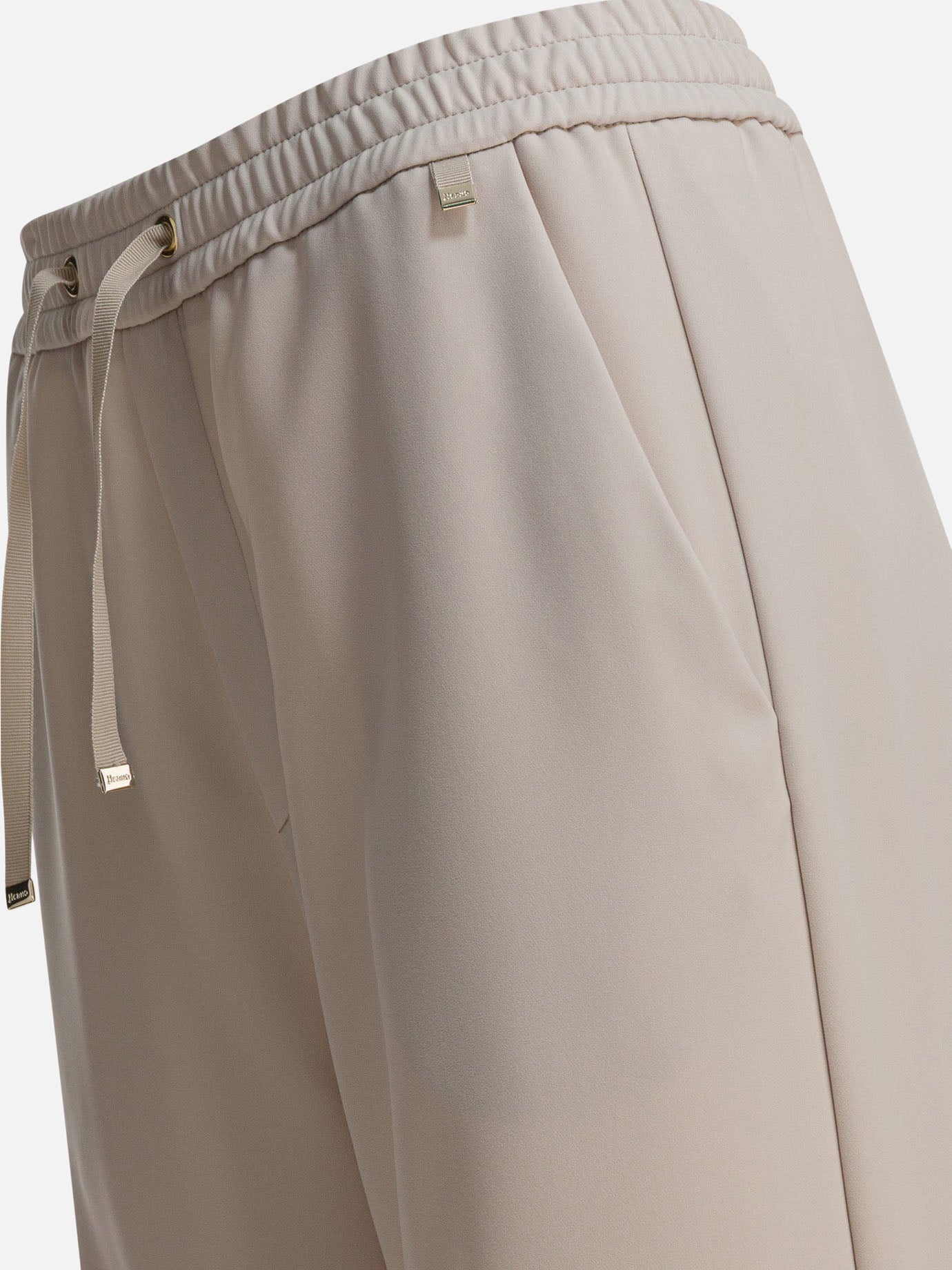 Leisure trousers Solid colour  Beige - Herno Women | PDP | VIETTI Online Store | thumbnail_4
