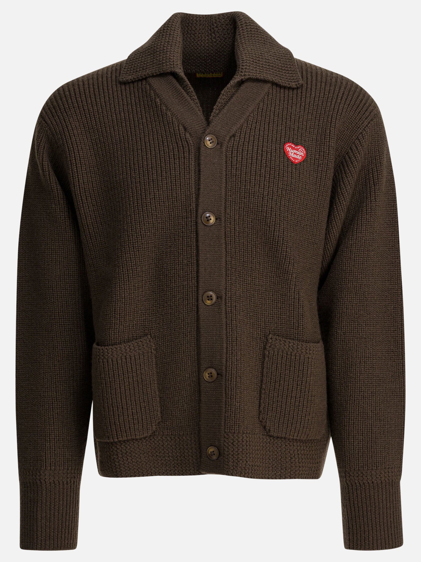 Cardigans Logo  Brown - Human Made Men | PDP | VIETTI Online Store | Zoom-Modal
