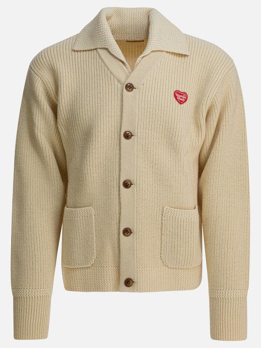 Cardigan Logo  Beige - Human Made Uomo | PLP | VIETTI Online Store 
