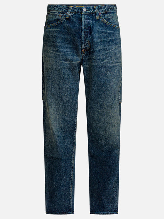 Jeans a gamba dritta Solid colour  Blu - Human Made Uomo | PLP | VIETTI Online Store 
