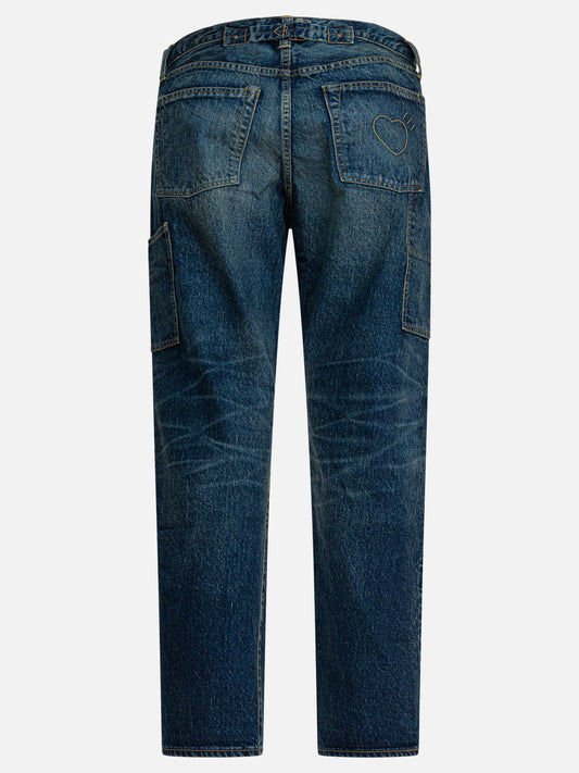 Jeans a gamba dritta Solid colour  Blu - Human Made Uomo | PLP | VIETTI Online Store | 2
